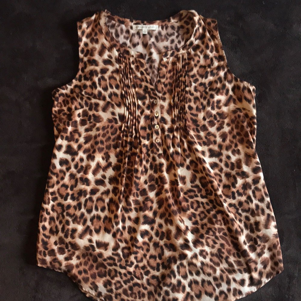 Cheetah print tank